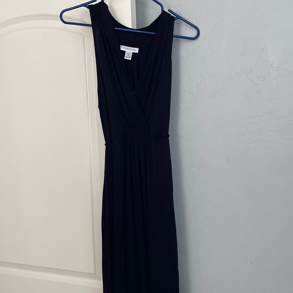Maternity Black Maxi Dress